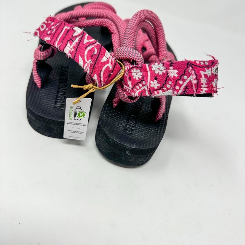 BRAND NEW Arizona Love Trekky Rope Pink Sandals, New with Tags Size 38 MSRP $140 - Picture 10 of 13